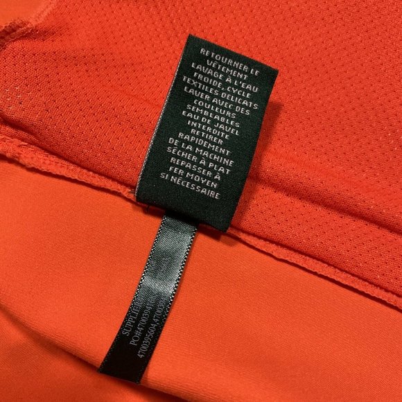 NWT New LRL Lauren Active Orange Reflective Full Zip Vest L $99 - Sum16 Key3 - Picture 10 of 10
